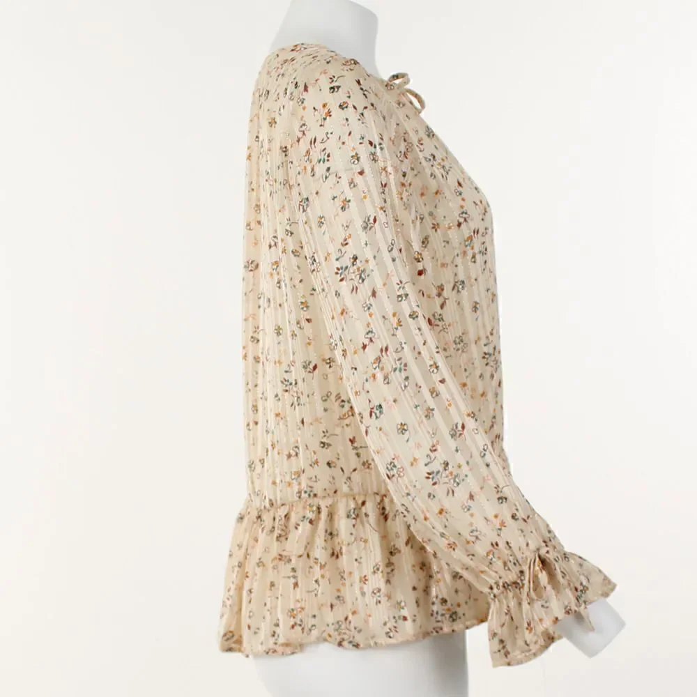 Riley & Rae Floral-Print Top - Picture 5 of 5